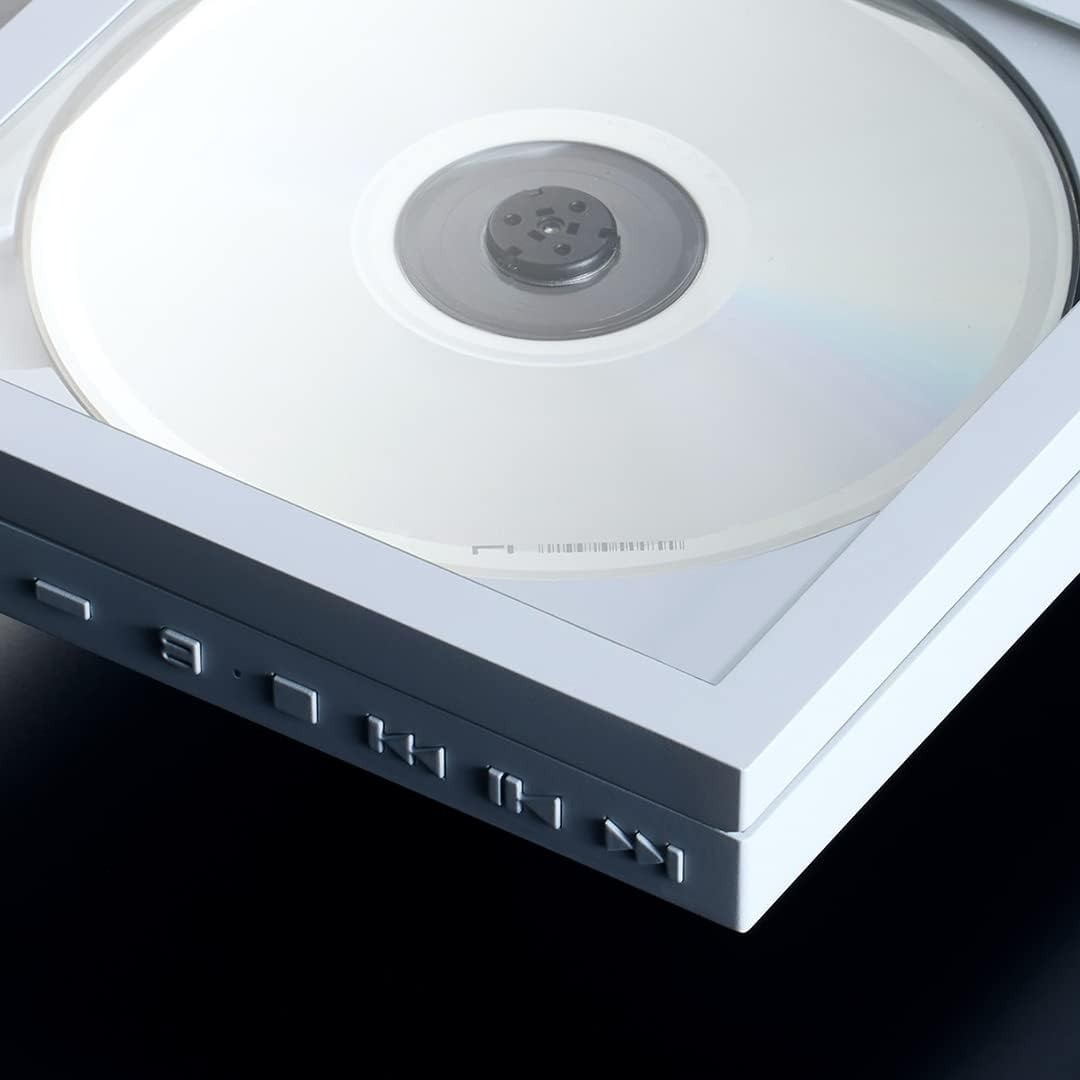 KM5 Bluetooth CD Player Instant Disk Audio CP1 White/Black/Clear