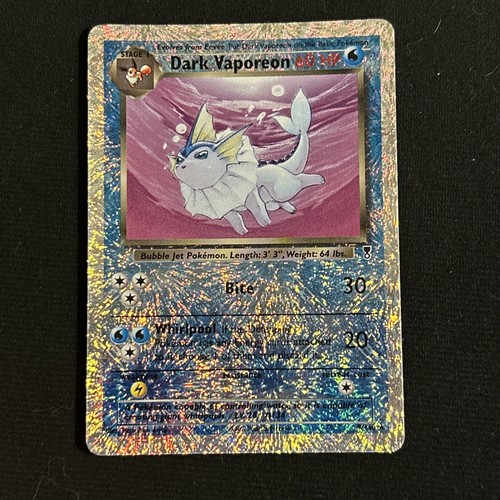 Pokémon Dark Vaporeon Reverse Holo Card 9/110 2002 Legendary Collection RARE NM
