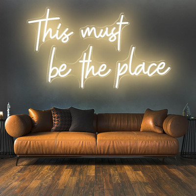 78X16 Inch Super Large This Must Be the Place Neon Sign for Wall Decor,Neon Ligh