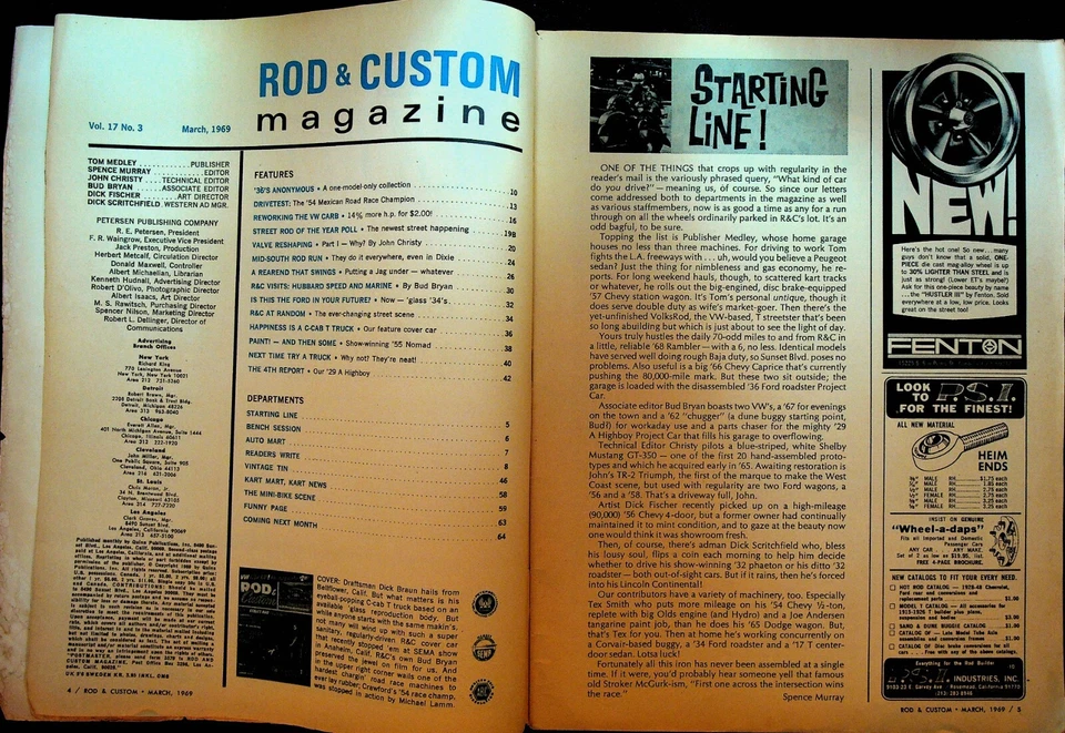 Rod & Custom Magazine March 1969 Lincoln Panel Truck - Image 2 of 2