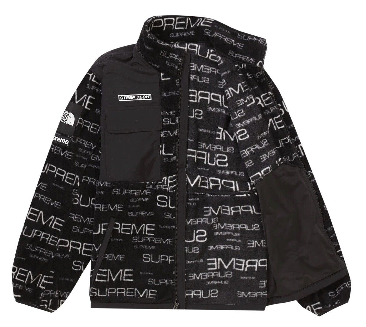 Supreme The North Face Steep Tech Fleece Jacket SIZE SMALL Supreme The North Face Steep Tech Fleece Jacket SIZE SMALL