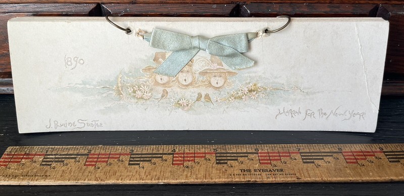 J. Pauline Sunter Victorian Calender 1890
