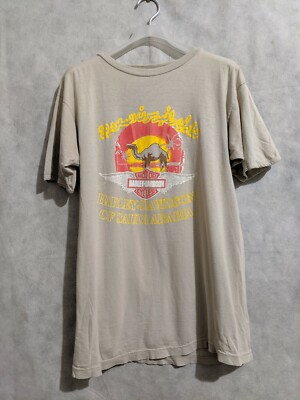 Harley-Davidson 80s Tシャツ VINTAGE 80s HARLEY DAVIDSON MOTORCYCLES FLAT TRACK RACING T