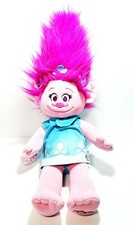 Build A Bear Troll Poppy Doll 22" Plush Toy With Dress Pink DreamWorks
