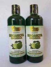 2 Pk Organic Bergamot Shampoo – Strengthens & Promotes Hair Growth | 16.9 Fl. Oz