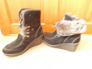 tamaris fur lined boots