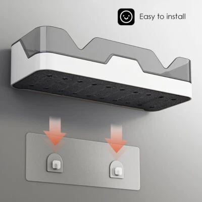 Self Adhesive Bathroom Shower Caddy Shelf Rack Storage Organiser & Wall Sticker