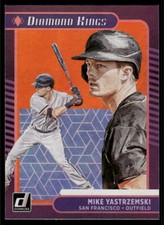 2021 Donruss #28 Mike Yastrzemski Holo Orange