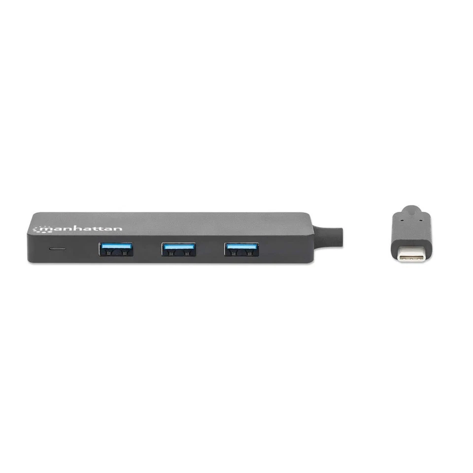 Manhattan USB Hub USB-C Male to 4 USB-A Females (USB 3.2 Gen 1) - Image 4 of 4