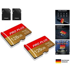 128GB SD Karten set mit Adapter – Hohe Lesegeschwindigkeit, vielseitige Nutzung