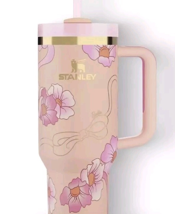 STANLEY x Barbie 80's Just Peachy Peaches Cream Quencher Tumbler