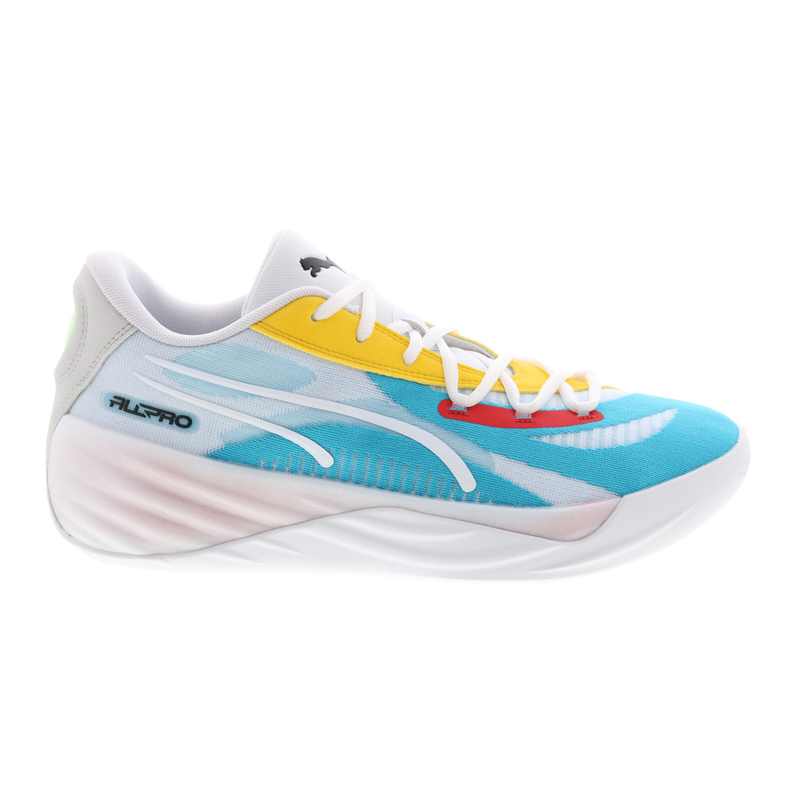 Мужская спортивная баскетбольная обувь Puma All-Pro Nitro 37907906 из синей сетки