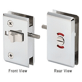 CRL P190SCACH Polished Chrome Pinnacle Sliding Block Lock for RPS