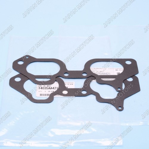 Genuine OEM Subaru Legacy Outback Intake Manifold Gasket Set Of Two 14035AA421 - Picture 5 of 8