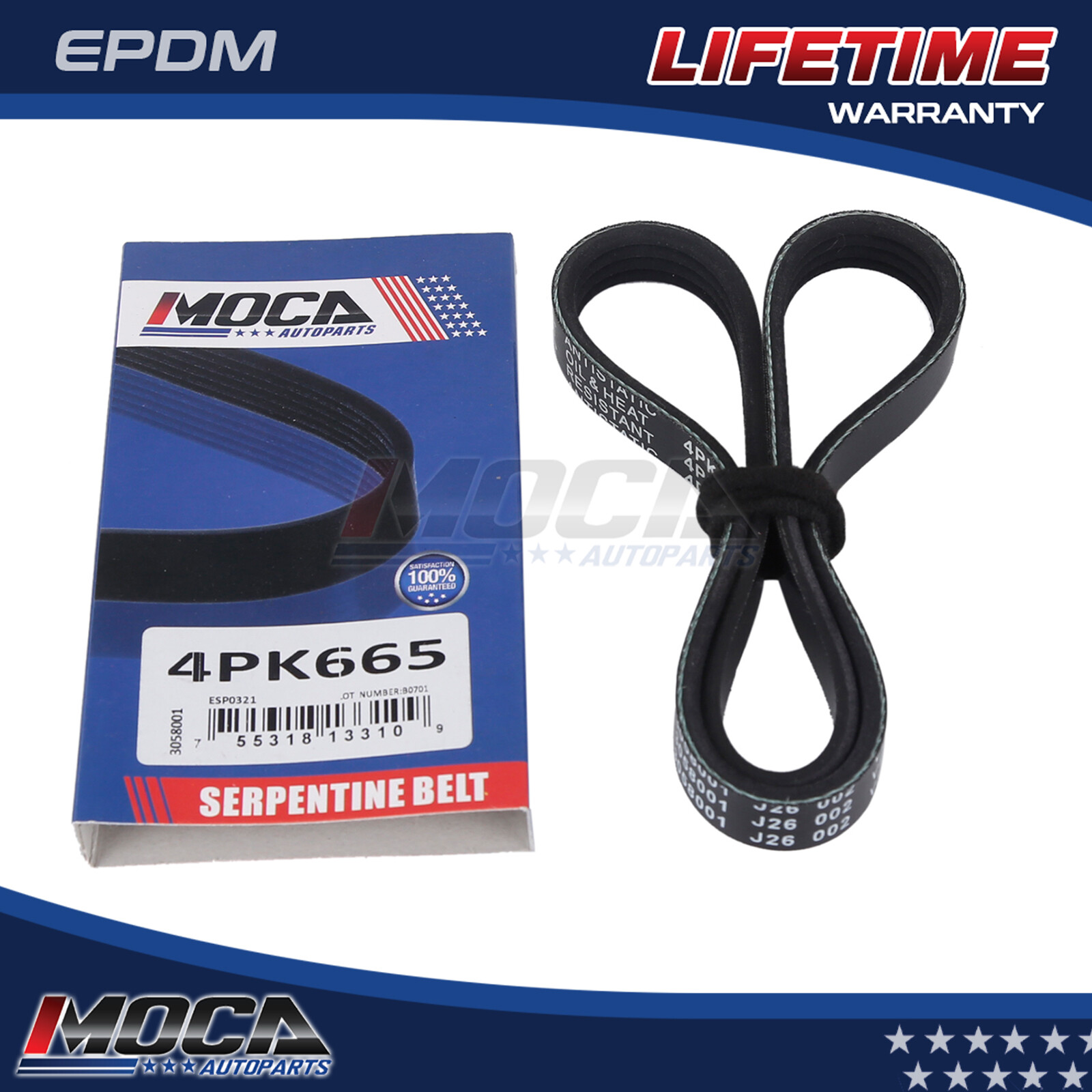 EPDM Serpentine Belt 7PK1740 for 20022005 Acura RSX Land Rover 2.0L 4