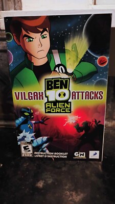 BEN 10 Alien Force Vilgax Attacks PS2 PlayStation 2 Game