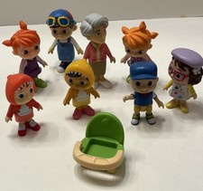 Jazzwares COCOMELON Moonbug 2021 Family Figures Lot 9 Grandma Yoyo Tom Tom Nina