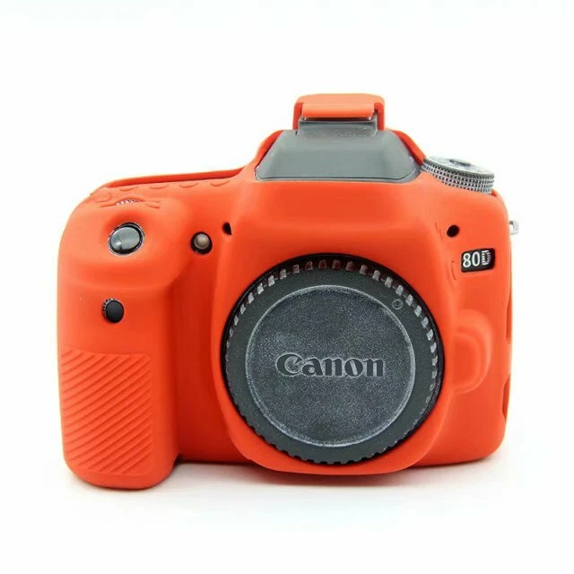 Funda protectora de silicona antiarañazos para Canon EOS 80D Foto 2 de 4