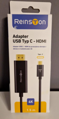 Adapter USB Typ C - HDMI - Reinston - 1,5 m - 4k