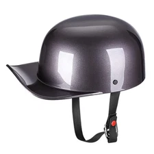 Vintage Retro Open Face Motorcycle Helmet Baseball Cap Half Helmets Moped Jet