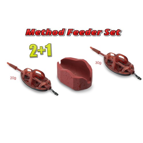 2+1 METHOD FEEDER SET 20 y 30g + Soporte de luz plegable para puntas de alimentador - Imagen 4 de 8