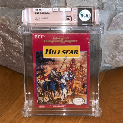 New NES Advanced Dungeons & Dragons: Hillsfar WATA 8.5 Factory Sealed Game - Picture 1 of 5