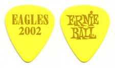 Eagles Yellow/Gold Guitar Pick - 2002 Tour
