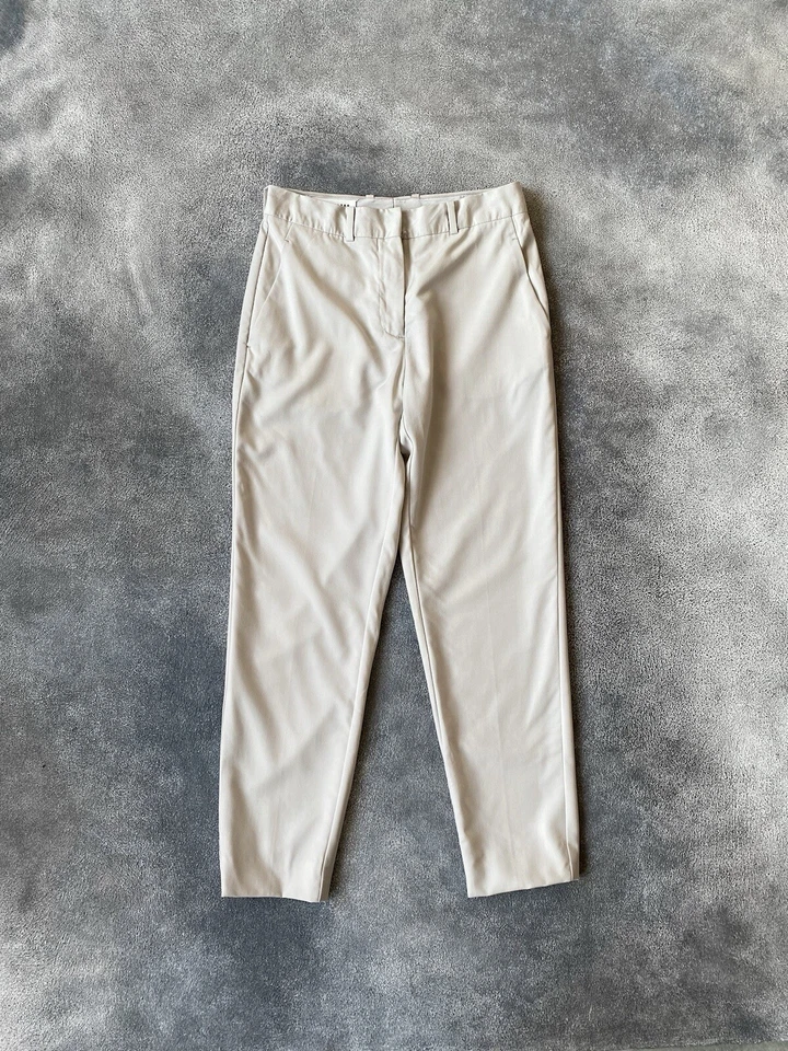 04 Pantalones informales/clásicos de lana ligera Maison Martin Margiela para mujer 40 Foto 3 de 4