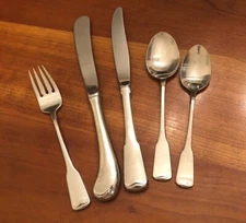 AMERICAN COLONIAL Oneida CUBE Heirloom Satin Stainless Flatware - Choice