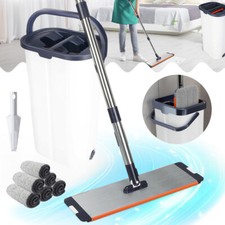 40cm Wischmop Set mit Eimer Bodenwischer Wischmopp Mopp Profi System Wischer Mop