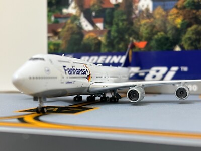Phoenix 1:400 Lufthansa Boeing B747-8 Fanhansa D-ABYO | eBay
