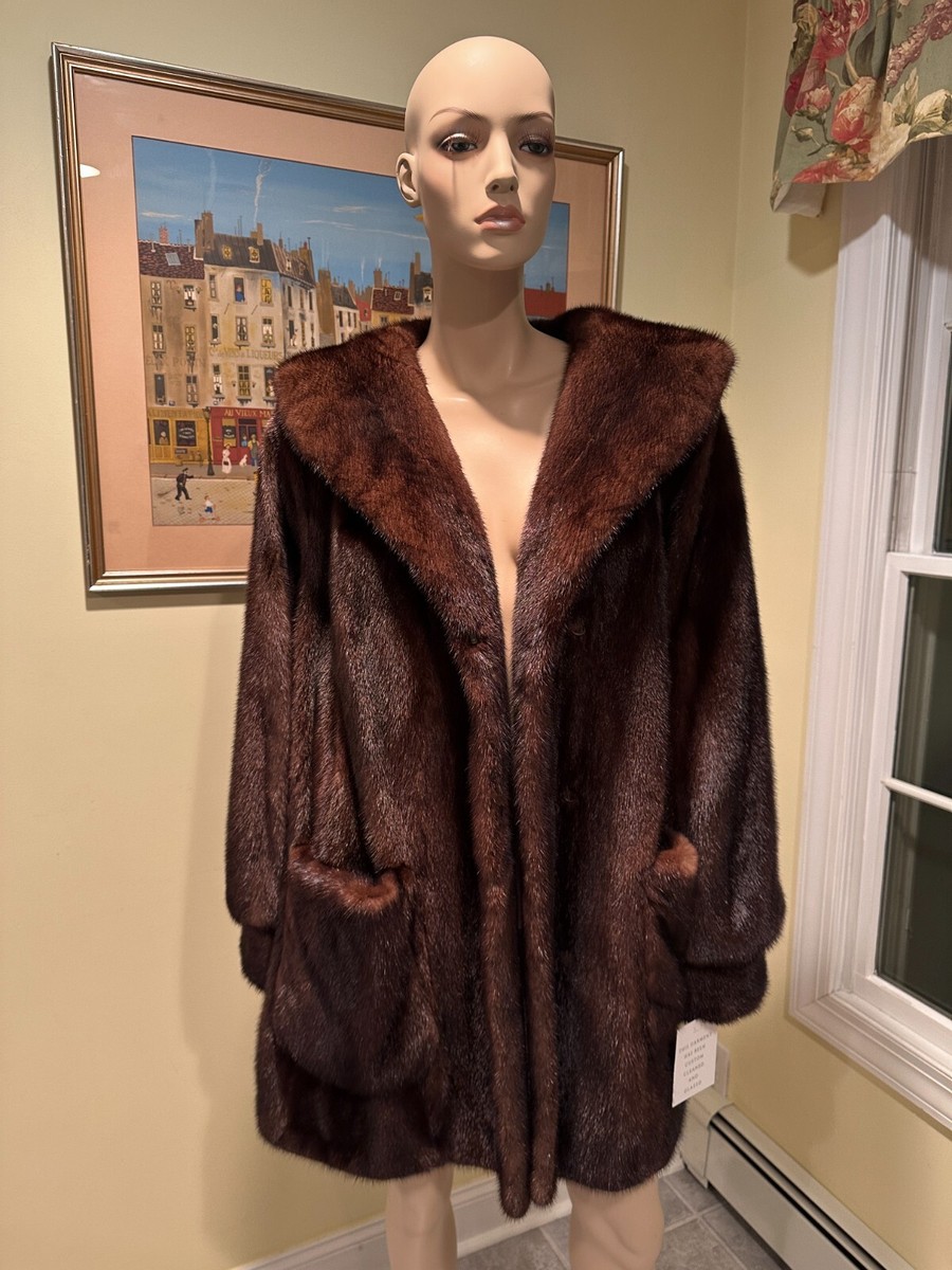 Womens Coats Mink Coat Vintage New! 33