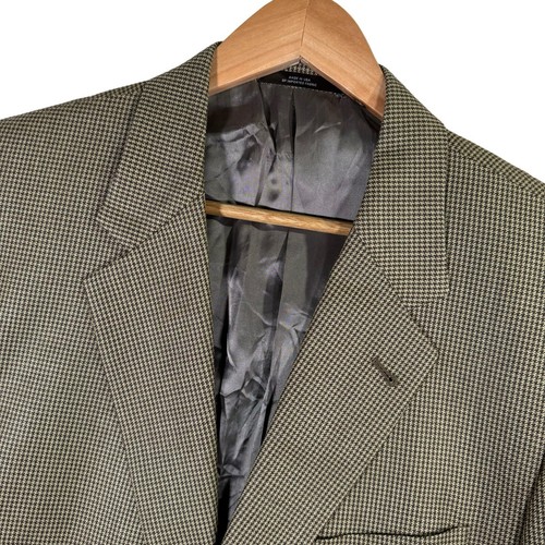 GIACCA DI LANA vintage Harris Tweed HARDIE AIMES per Hepworths da uomo