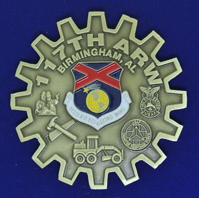USAF 117th Civil Engineering Squadron 117th THARW Prime Beef Challenge Coin C-41