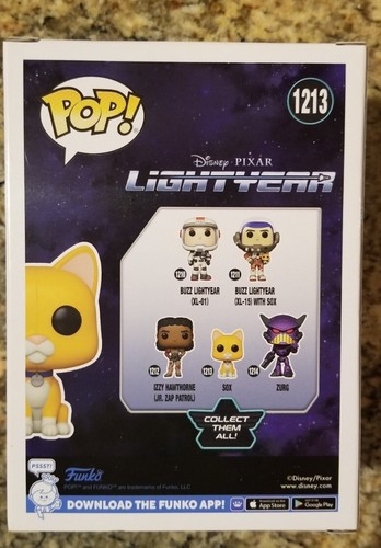Funko Pop! Disney - Lightyear - Sox #1213 Orange Cat Mint - Picture 2 of 2