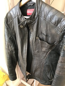 firetrap leather jacket mens