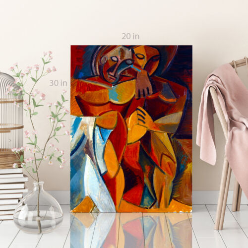 Friendship Cubism Picasso Canvas Print Wall Art - Picture 2 of 7