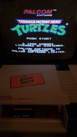 Teenage Mutant Hero Turtles Nintendo NES Cartridge + Box - (PAL B FRA)