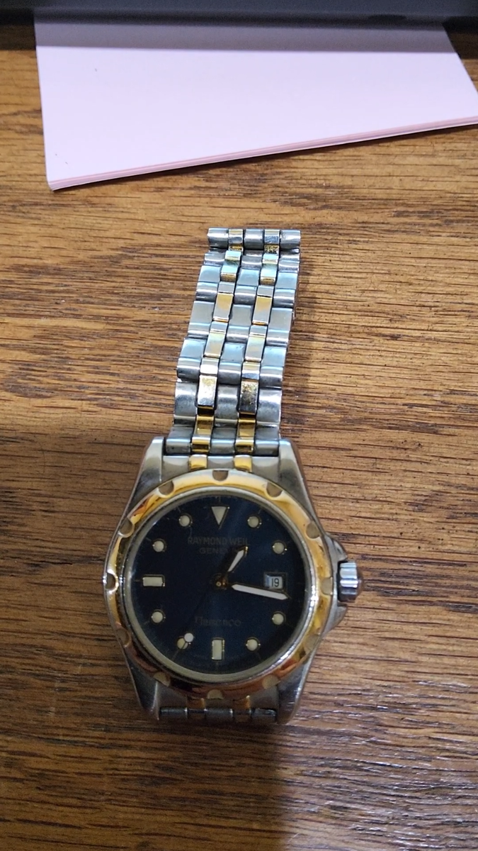 Raymond Weil Flamenco Stainless Steel Ladies Watch 5370 Dark Blue