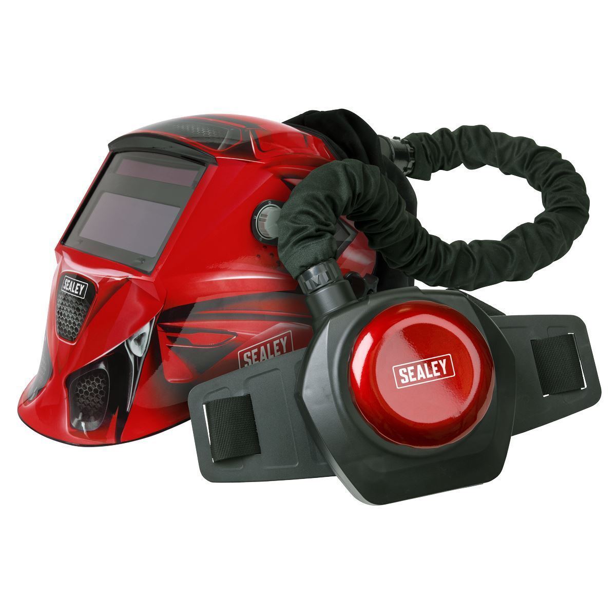 Auto Darkening Welding Helmet with TH2 Powered Air Purifying Respirator (PAPR)