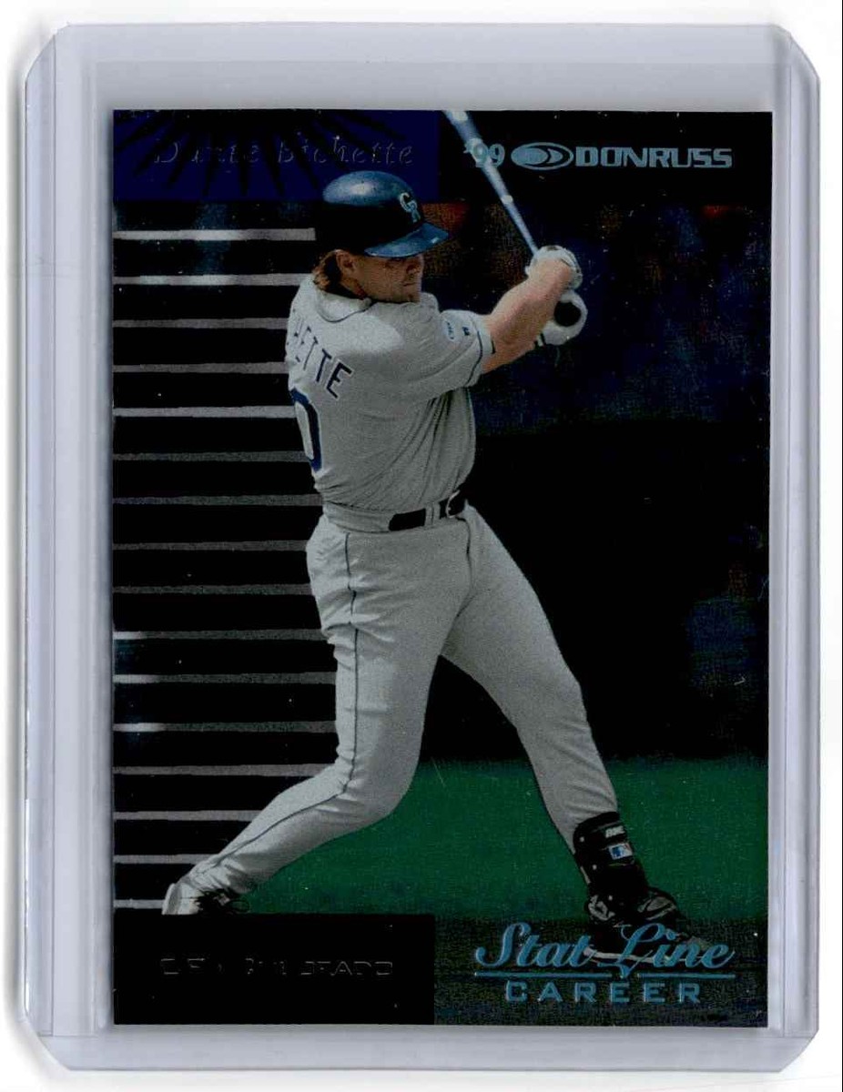 2001 Donruss 1999 Retro Stat Line Career Dante Bichette 172/300
