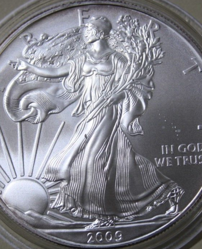 Amerika-USA 1 Dollar 2009 Silber 1 oz "Silver Eagle" Liberty #F6521 ST-BU - Picture 2 of 5