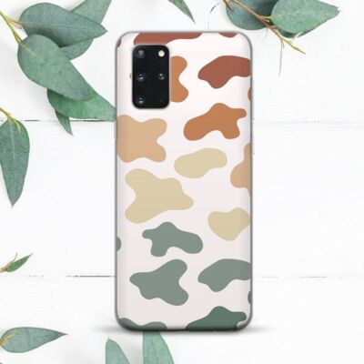 Samsung Cow Print Phone Case Gradient Cow Spots Fur Pastel Case - Main Image