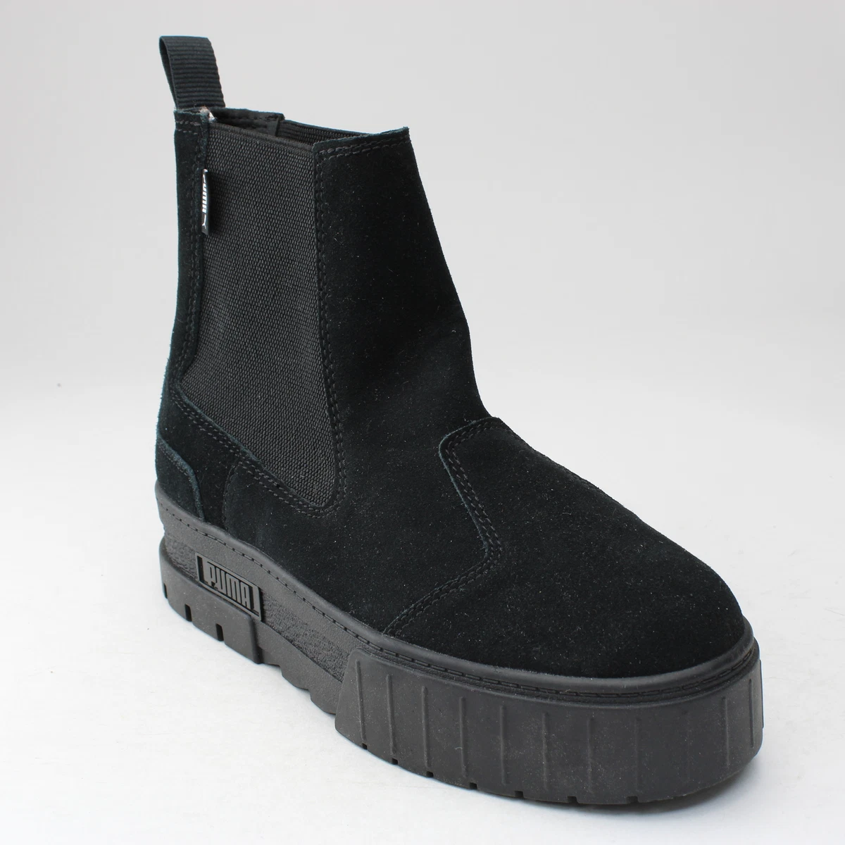 Puma Mayze Suede Platform Chelsea Womens Size 9.5 M Boots 382829-01
