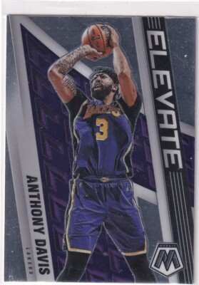 2021-22 Panini Mosaic Basketball NBA No. 10 Anthony Davis Elevate