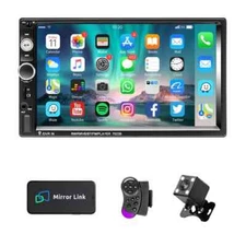 Podofo Car Stereo 2 Din Car Radio 7 Inch MP5 Player with HD Touch Screen