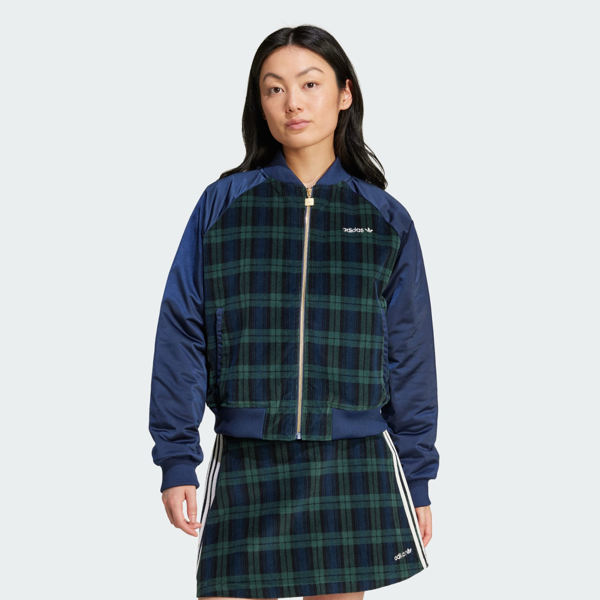 adidas WMNS Tartan College Jacket Night Indigo IX1040 Japan