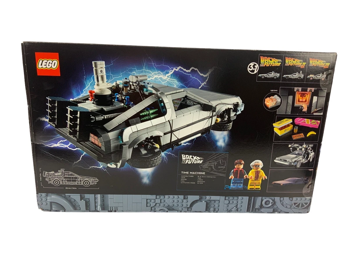 LEGO 10300 Back to The Future Time Machine,Building