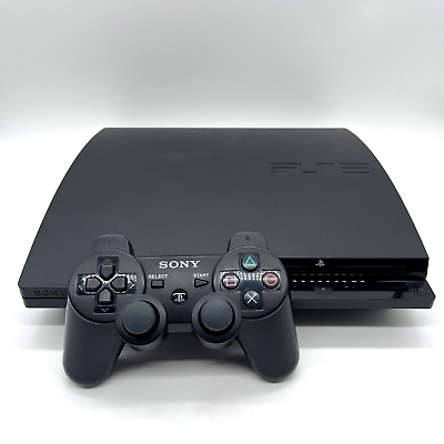 Sony PlayStation 3 PS3 Slim Console 160GB Black Complete w Sony PlayStation 3 PS3 Slim Console 160GB Black Complete w