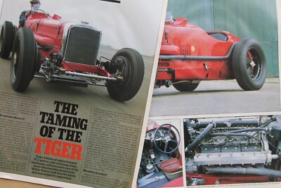 Original CSC 1986 magazine article: SUNBEAM 4-litre V12 TIGER Track Test
